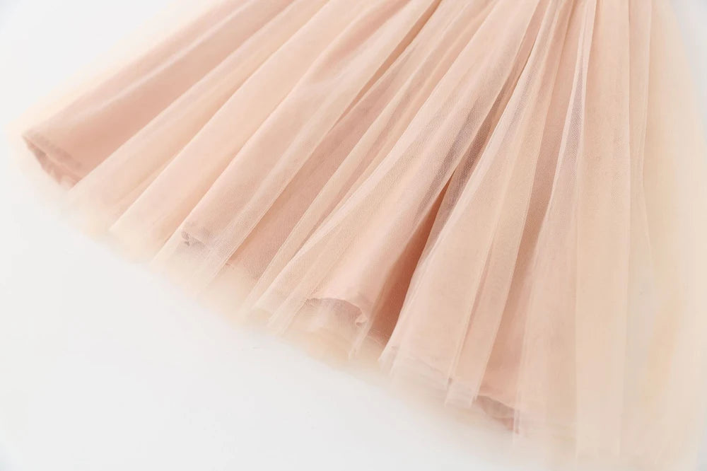 Baby Girl Dress Newborn 3 to 6 9 12 18 Months Wedding Party Kids Tulle Dress Suspender Dress Butterfly Wing Dress Summer Clothes