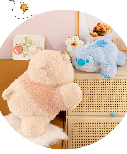 50/70cm Big Size Disney Stitch Pooh Bear Cartoon Anime Plush Stuffed Doll Room Decoration Stuffed Animal Pillow Ornamental Gift