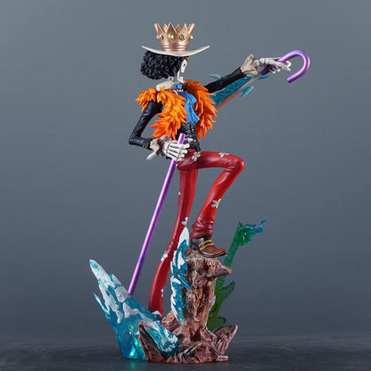 33cm One Piece Anime Figure Lx Burukku Two Years Later Figurines Trendy Table Decorations  Set Up Christmas Collection Toys Gift