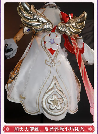 iCoser Honkai Star Rail Tribbie Cosplay Costume Wig Dress Uniform Headwear Wings Carnival Halloween Party for Women Girls Props