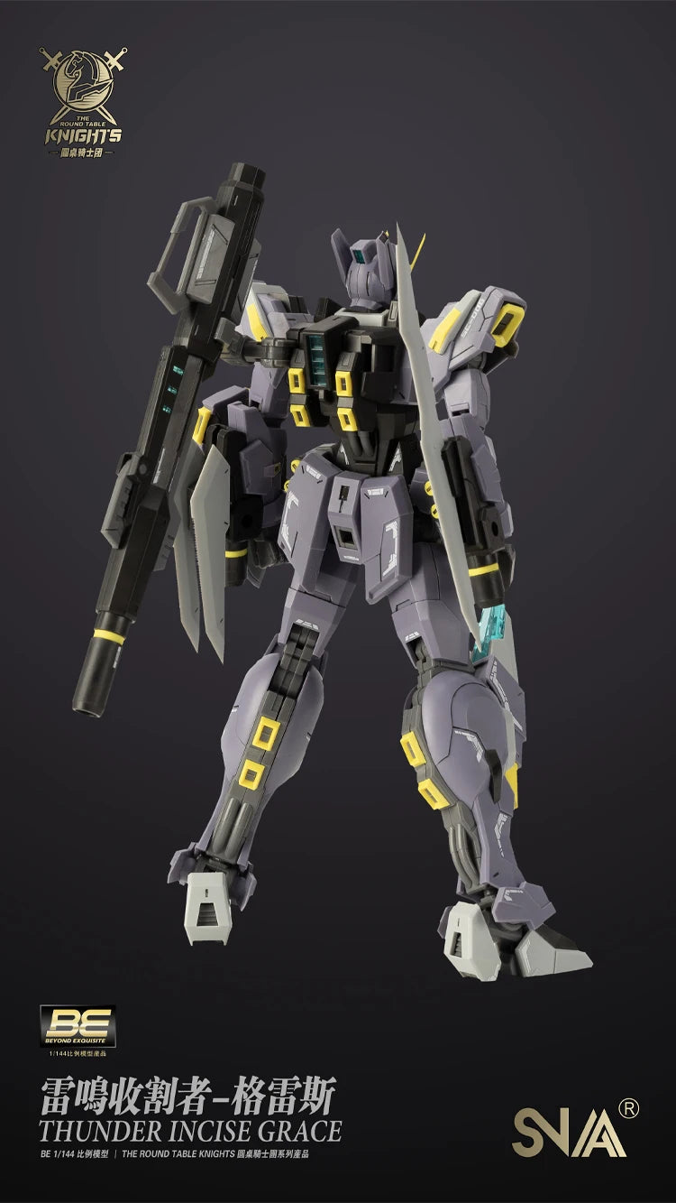 SNAA 1/144 THUNDER INCISE GRACE Series Action Figure High Detail Articulated Figurine Desktop Decor Assembly Model Toy Boy Gifts