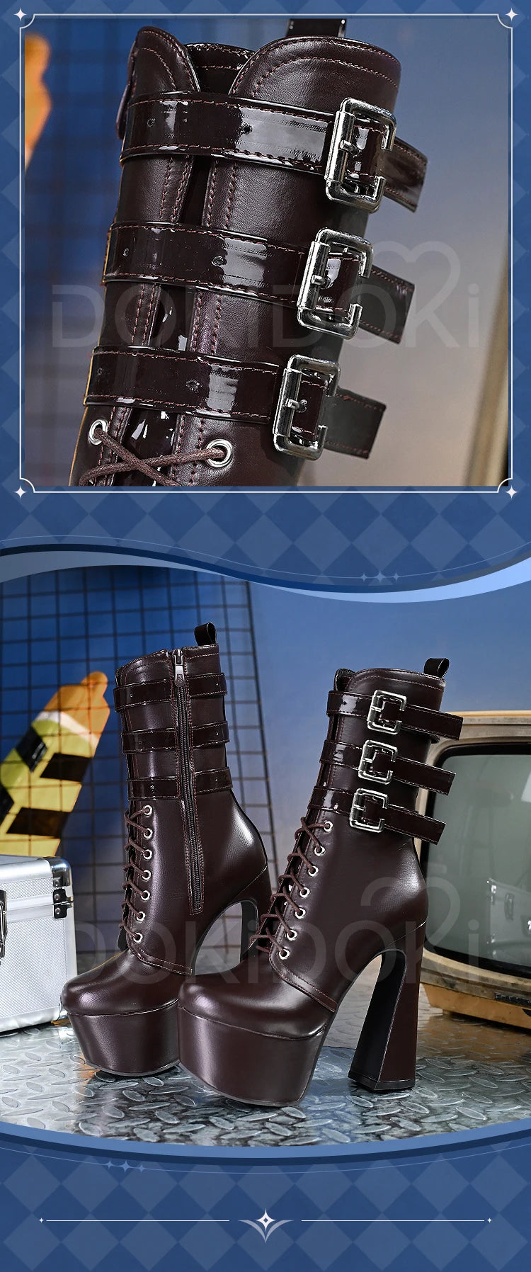 IN STOCK Ukinami Jane Doe Vivian Ellen Joe Hoshimi Miyabi Nicole Wise Cosplay Shoes Game Zenless Zone Zero DokiDoki-SR ZZZ Shoes