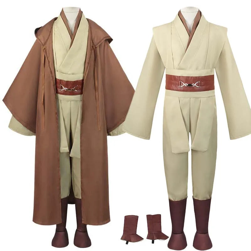 HOMCHEE TRENDS Obi Wan Kenobi Adult Men Nylon Elastane Cosplay Set