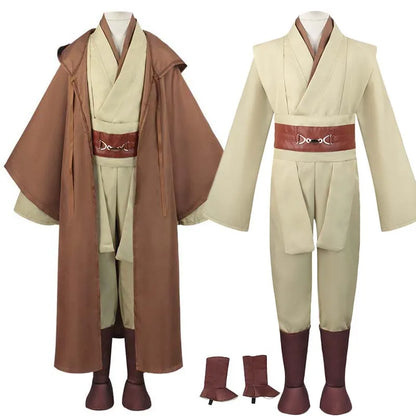 HOMCHEE TRENDS Obi Wan Kenobi Adult Men Nylon Elastane Cosplay Set