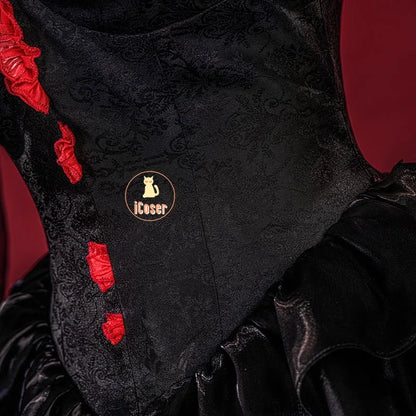 Path To Nowhere Coquelic Cosplay Costume Wig Black Dress Hat Uniform New Skin Carnival Halloween Party for Women Girls iCoser