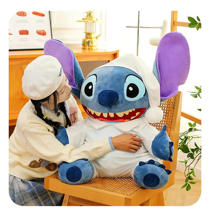 40/50/70cm Super Big Size Pajamas Stitch Disney Anime Plush Stuffed Doll Kawaii Room Decor Lilo & Stitch Plushies Holiday Gift