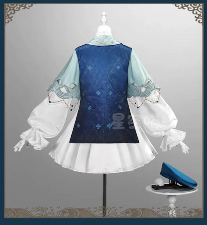 Wuthering Waves Phoebe Cosplay Costume Wig Dress Hat Headwear Game Outfit Uniform Socks Halloween Party for Women Girls Props