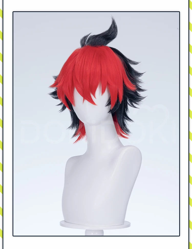 IN STOCK Komano Manato Lighter Wig Game Zenless Zone Zero Cosplay DokiDoki 32cm Short Hair ZZZ Sons of Calydon Cosplay Free Wig