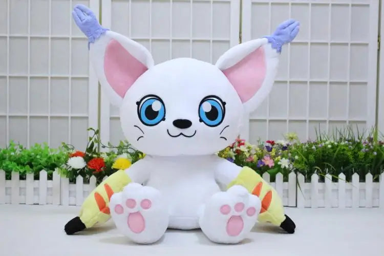 50CM Big Size Tailmon Plushies cartoon anime peluche Kawaii ornament Comfortable soft doll Children's peluche Toy Gifts