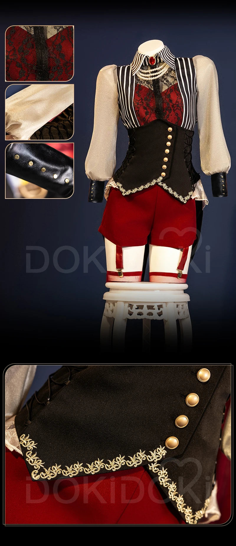 Togawa Sakiko Wakaba Mutsumi Uika Umiri Nyamu Cosplay BanG Dream! Ave Mujica【S-2XL】DokiDoki-R Plus Size