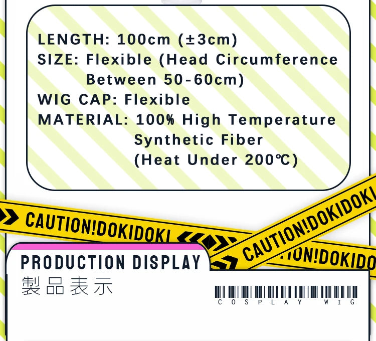 IN STOCK Cerydra Hysilens Wig Game Honkai: Star Rail Cosplay DokiDoki HSR Women 100cm Wig Hysilens Cosplay Headwear Free Cap