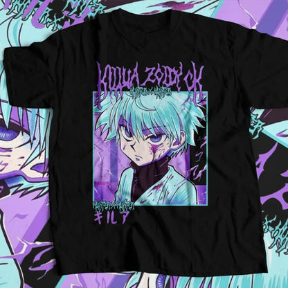 Hunter × Hunter Anime Graphic T Shirt Summer Cotton Men's Women Tee Streetwear Casual Trend Short Sleeve Couple Hip Hop Top