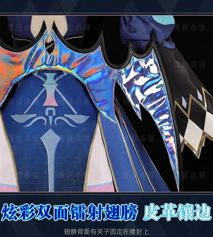 iCoser Honkai Star Rail Cerydra Cosplay Costume Wig Dress Uniform Amphoreus Halloween Party for Women Girls Festival Cos Props