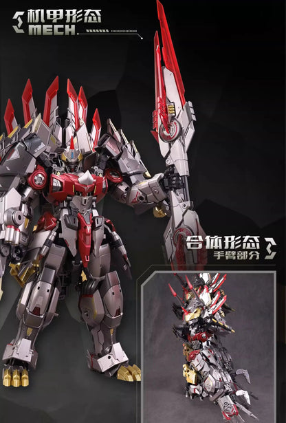 Breakhorn TA-LYL03 Legendary Class Alloy Frame Metal Skeleton Action Figure Fully Poseable Mecha Warrior Assembly Model Toy Gift