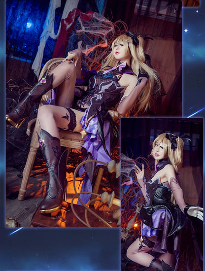 UWOWO Game Genshin Impact Fischl Cosplay Shoes Cosplay Boots Prinzessin der Verurteilung Costume Accessories Foots