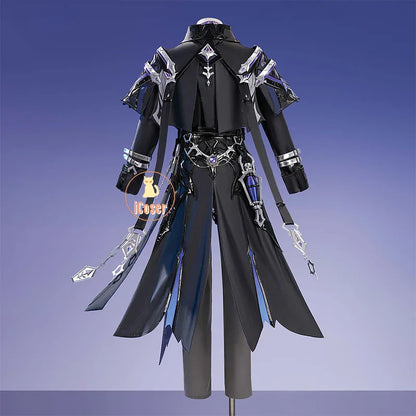 Genshin Impact Kyryll Chudomirovich Flins Cosplay Costume Wig Uniform Outfit Carnival Halloween Party for Women Men Role Play