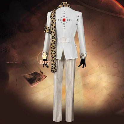 Identity V Prospector Cosplay Costume Norton Campbell Uniform Hat Glasses Gambler in The Spotlight Halloween Party for Women Men