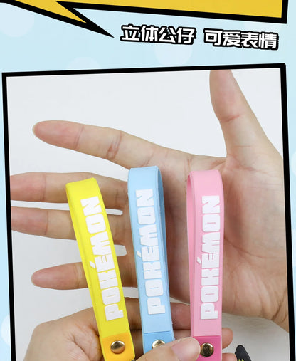 Genuine Pokemon Keychain Pikachu Eevee Pichu Mimikyu Togedemaru PVC Anime Action Figure Kids Toy Keyring Pendant Birthday Gift