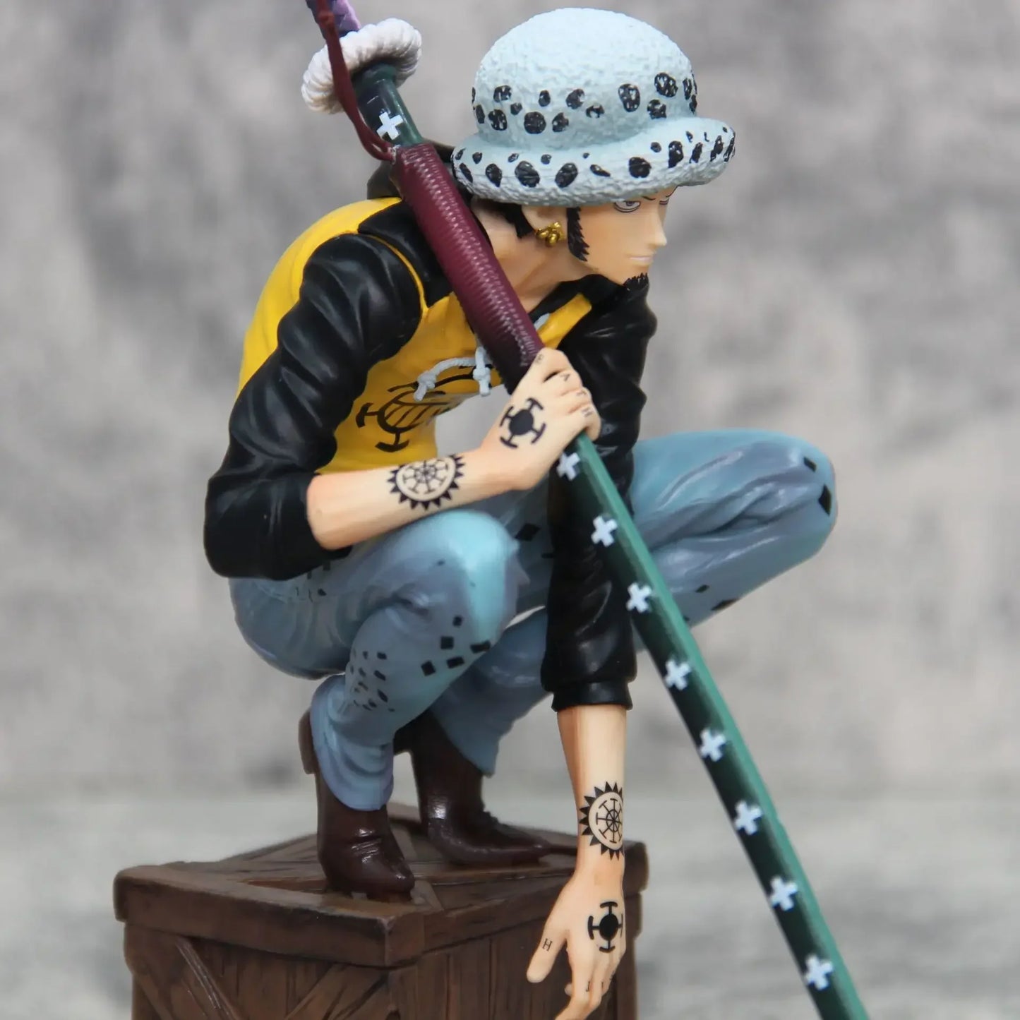 21cm/8.2inch One Piece Character Trafalgar D. Water Law PVC Action Figure Model Statue Collection Decoration Toys Gift