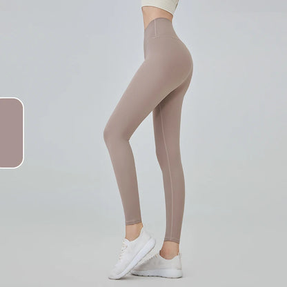 2025 Codex Seamless Yoga Leggings Women’s Sports Tights Gym Workout Fitness Pants Athletic Wear - Milk Coffee / S