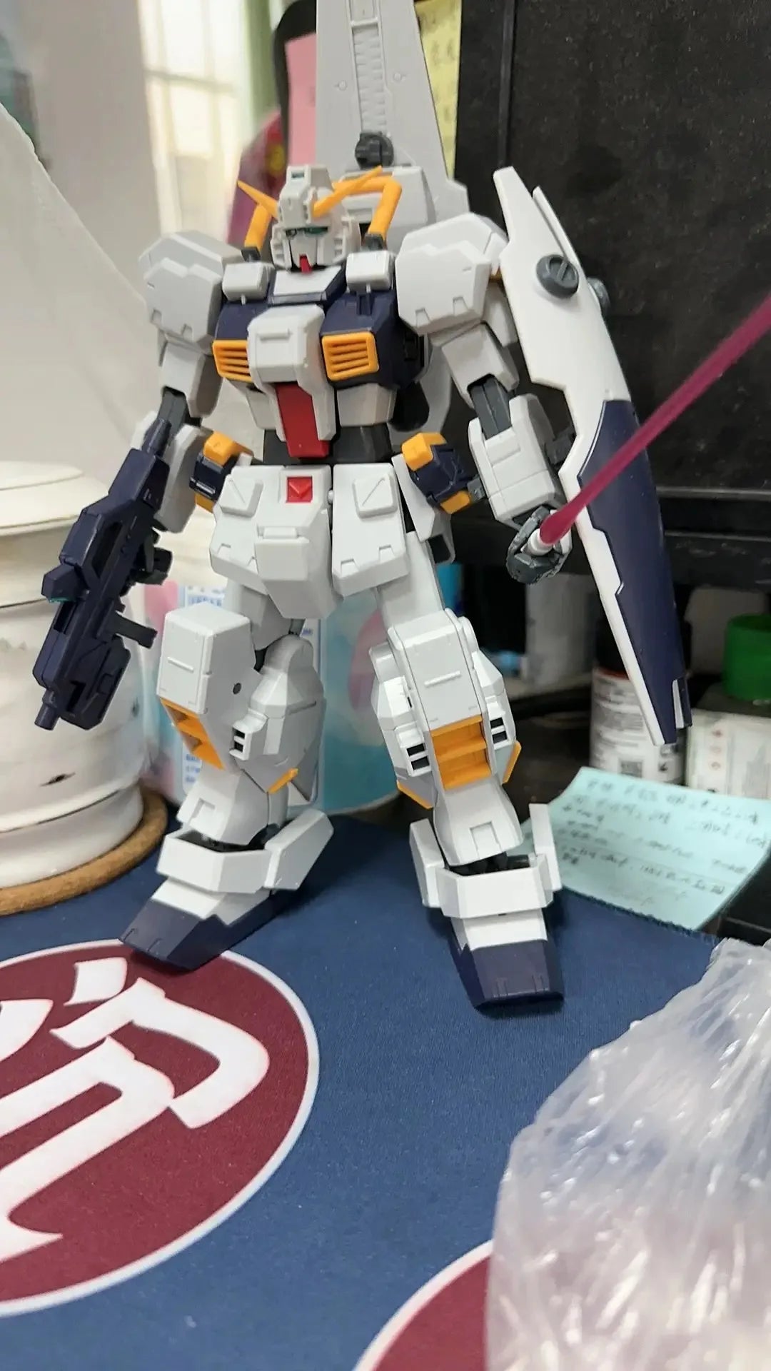 MZ Model MG 1/100 TR-1 HAZEL RX-121-1 Mech Assembly Model Kit Action Figures Robot Figurine Plastic Model Toys