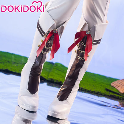 IN STOCK Mejiro McQueen Toukai Teiou Daiwa Scarlet Oguri Cap Gold Ship Cosplay Shoes DokiDoki Women Long Boots Cosplay Shoes