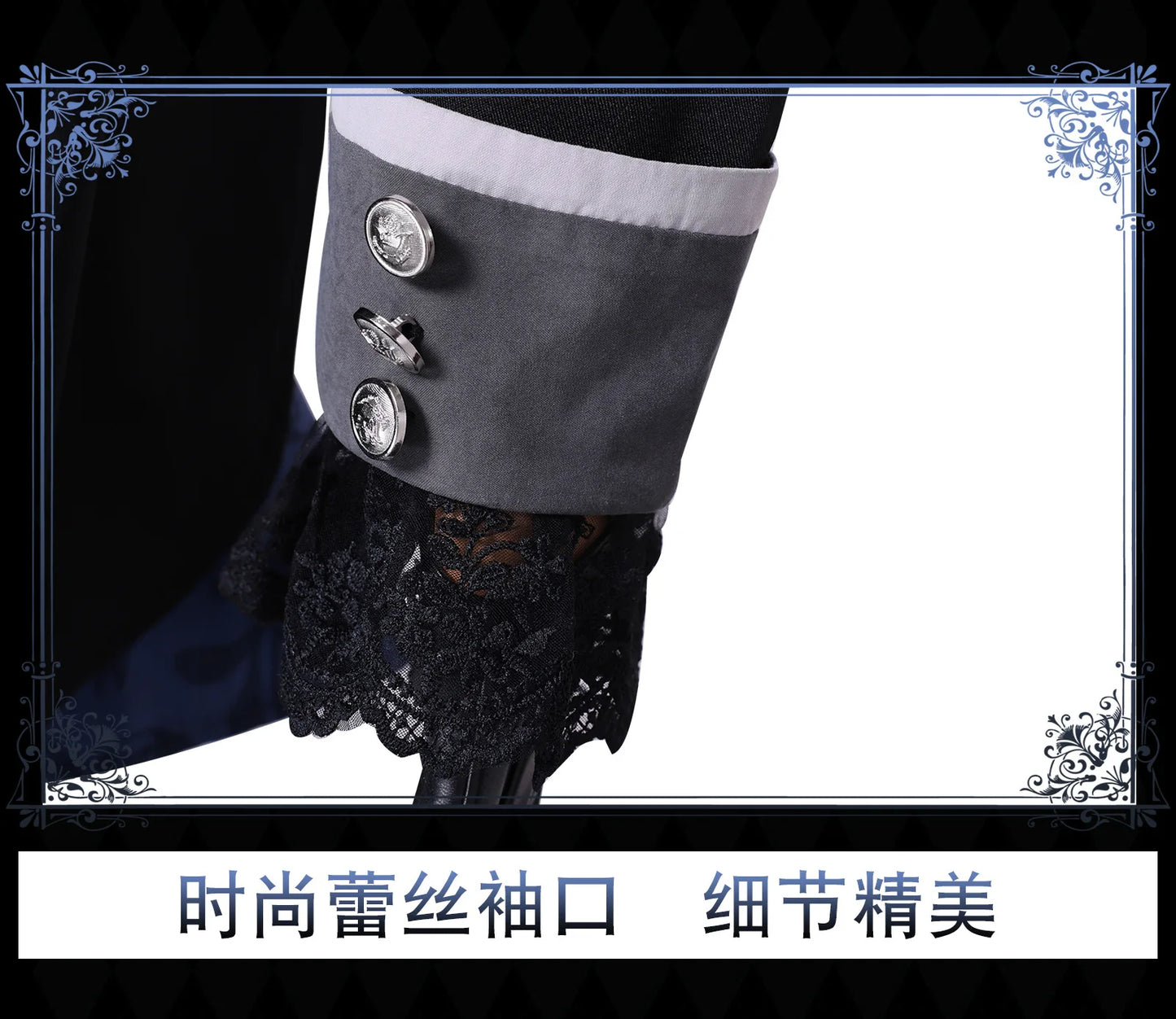 Black Butler Ciel Phantomhive Cosplay Costume Polyester Unisex Set