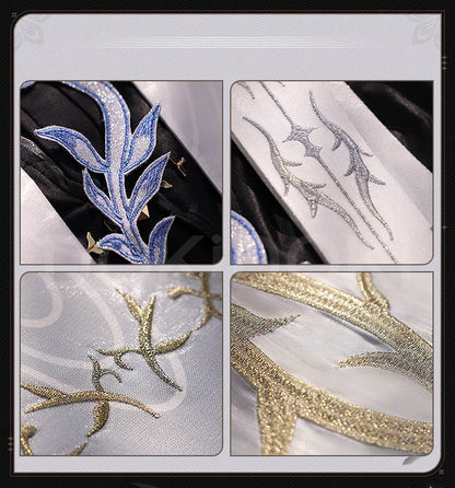 Cartethyia Cosplay Costume Game Wuthering Waves DokiDoki-SR Women Dress Cantarella Halloween Cosplay Wig