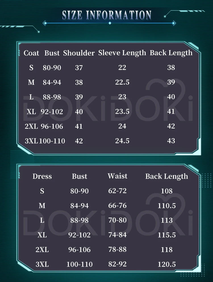 Aerith Cosplay Costume Game FF Cosplay【S-3XL】DokiDoki-SR Women White Dress Aerith Costume Plus Size