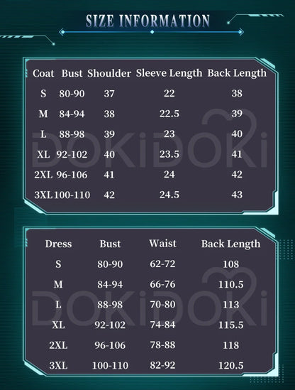 Aerith Cosplay Costume Game FF Cosplay【S-3XL】DokiDoki-SR Women White Dress Aerith Costume Plus Size