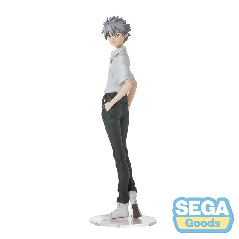 Bandai Evangelion Shinji Ikari Kaworu Nagisa Ayanami Rei 14CM PVC Model
