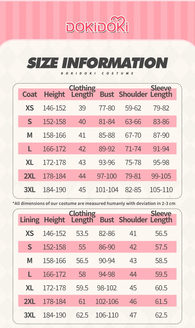 Captain Capitano Cosplay Costume Game Genshin Impact【XS-3XL】DokiDoki-N Halloween Costume Fatui Harbinger Plus Size