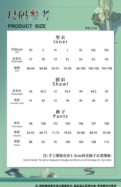 Honkai Star Rail Anaxa Cosplay Costume Wig Uniform Earrings Anaxagoras Grove of Epiphany Amphoreus Halloween Party for Women Men