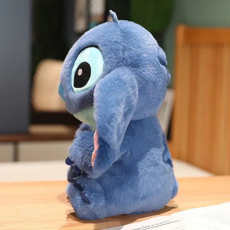 Cute Stitch Plush Toy Soft Lilo & Stitch Purple Angel Stuffed Anime Doll Cartoon Figure Alien Plushies Cuddly Pillow Gifts Girl
