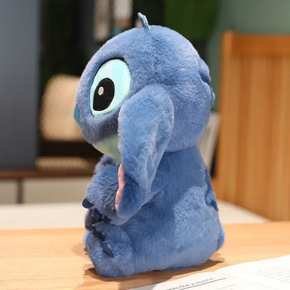Cute Stitch Plush Toy Soft Lilo & Stitch Purple Angel Stuffed Anime Doll Cartoon Figure Alien Plushies Cuddly Pillow Gifts Girl