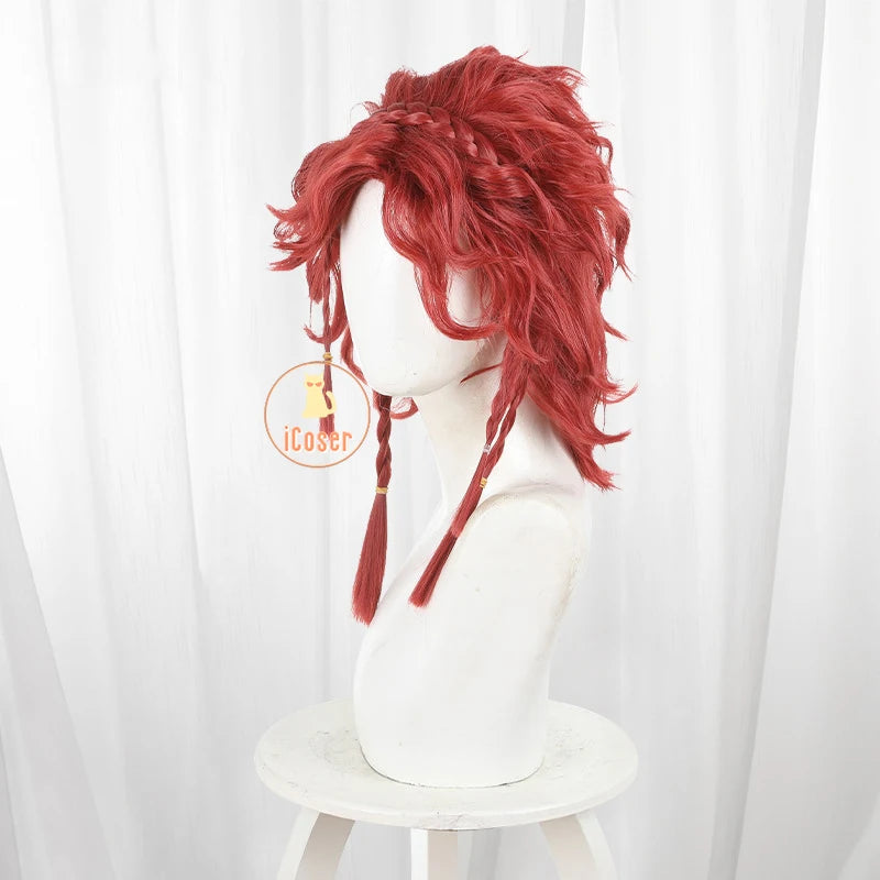 Identity V Archer Cosplay Costume Wig Brynhildr Vilulf Uniform Glasses Eye Patch Halloween Party for Women Girls Carnival Props