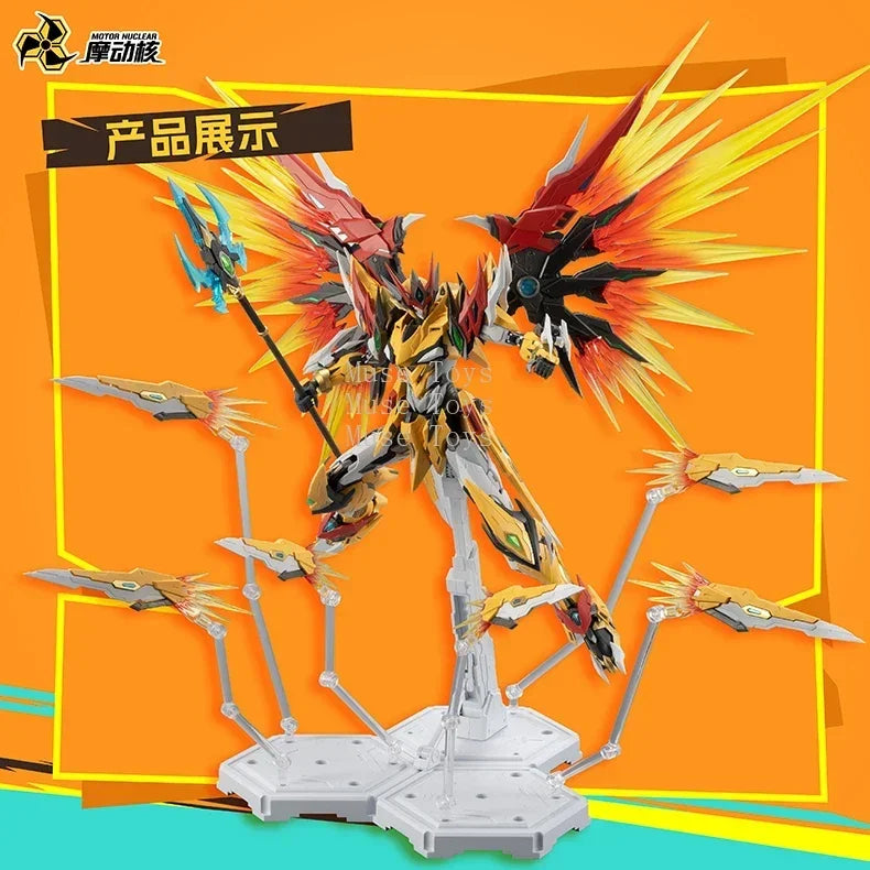 1/100 MG BAIQI MNP-XH01 Motor Nuclear Mecha Aobing Alloy Assembling Model Robot Toys Kids Gifts - without original box