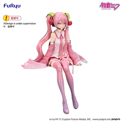 FuRyu Noodle Stopper Hatsune Miku Sakura 14CM PVC