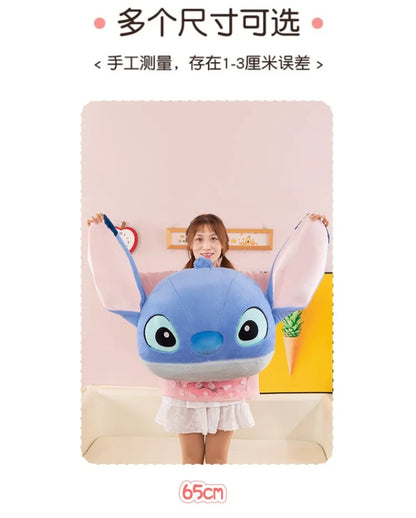 35/50/65cm Big Size Lilo & Stitch Anime Plush Stuffed Doll Kawaii Room Decoration Plushies Pillow Ornament Children Holiday Gift
