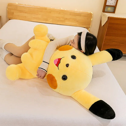 35-70CM Big Size Sitting Pikachu Plush Pokemon Cartoon Anime Peluche Kawaii Ornament Stuffed Animal Children's Toys Gifts