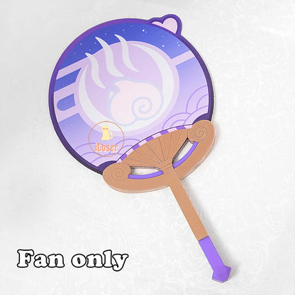 iCoser Genshin Impact Yumemizuki Mizuki Cosplay Costume Wig Dress Headwear Tail Natlan Halloween Party for Women Girls Cos Props