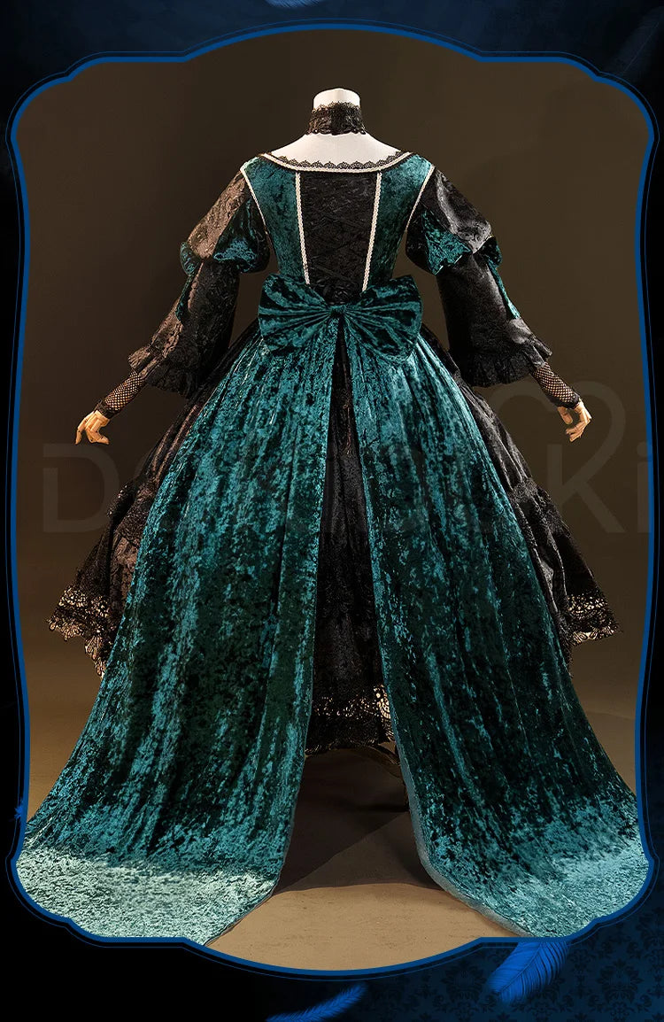 IN STOCK Sieglinde Sullivan Cosplay Costume Anime Emerald Witch Arc【XS-3XL】DokiDoki-R Ciel Halloween Plus Size