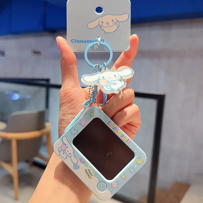 Genuine Sanrio Hello Kitty Kuromi Melody Pachacoo Cinnamoroll Hangyodon Gudetama Writ Boar Graffiti Toy Keychain Birthday Gift