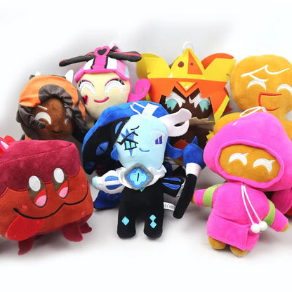 23cm Cookie Run Kingdom Plush Shadow Milk Cookie Run Kingdom Toy Shadow Milk Cookie Doll Plushie Merch Soft Toy Children Gift
