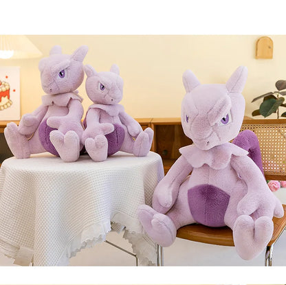 35/85cm Mewtwo Pokemon Plush Toys Large Anime Doll Pillow Cartoon Mew Pokémon Plushie Kawaii Stuffed Gift for Kids Birthday