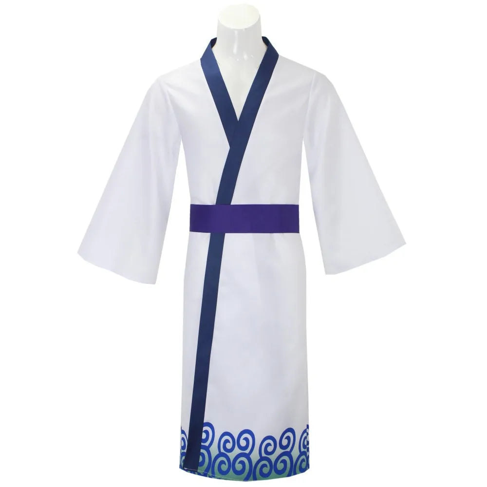 One Piece Roronoa Zoro Kimono Costume Unisex Polyester Set