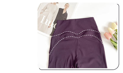 The Codex Women’s High-Waisted Flared Yoga Pants Comfortable Pilates Running Leggings Stylish Gym Trousers