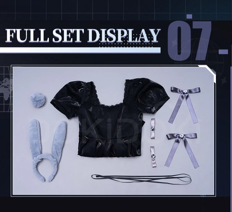 IN STOCK Mizi Sua Cosplay Costume Anime Alien Stage DokiDoki-R Women Sexy Costume Third Anniversary Rabbit Cafe Dress Cosplay