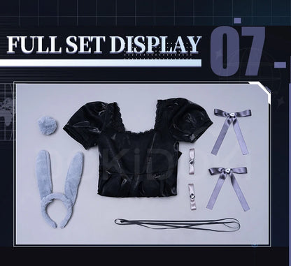 IN STOCK Mizi Sua Cosplay Costume Anime Alien Stage DokiDoki-R Women Sexy Costume Third Anniversary Rabbit Cafe Dress Cosplay