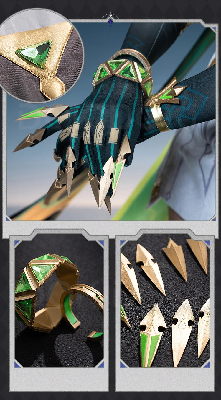 IN STOCK Nefer Cosplay Costume Genshin Impact Song of the Welkin Moon【XS-2XL】DokiDoki-R Nod-Krai Christmas Dress Plus Size